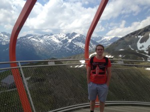 Österrike reseskildring utsiktsplatsen ”Glocknerblick”