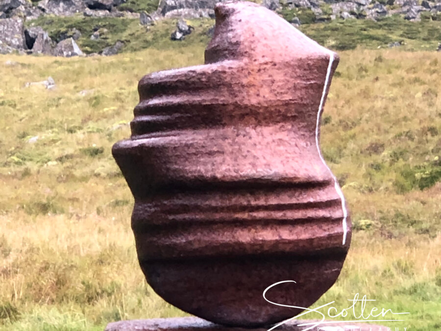 Sculpture Head at Eggum, Lofoten