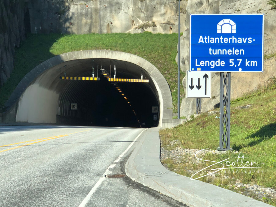 Atlantic Road tunnel 5,7km